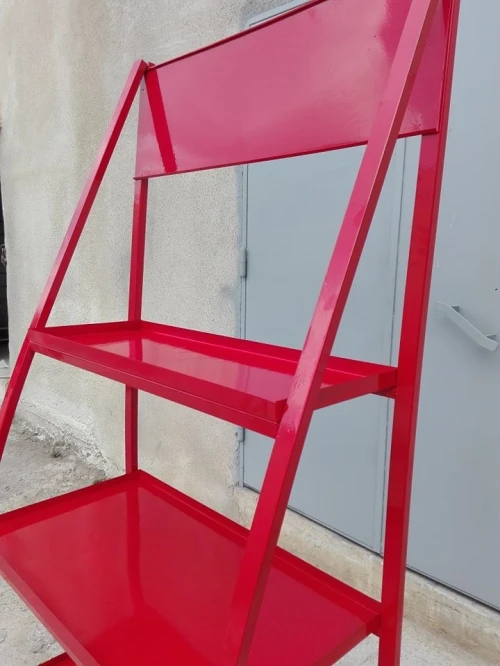 Présentoir Métallique, Porte Livre, Rayonnage, Étagère 