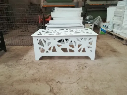 Peinture époxy électrostatique au four 