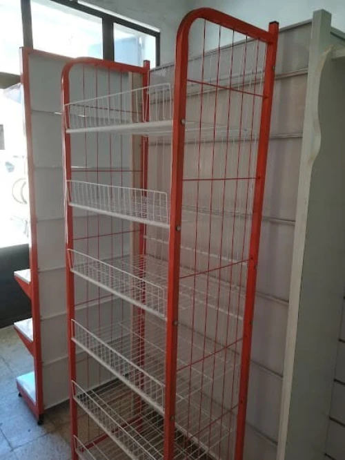 Présentoir Métallique, Porte Livre, Rayonnage, Étagère 
