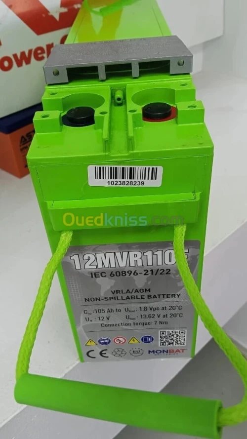 Solution Batterie 12v / 105 ah MONBAT