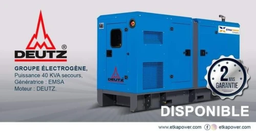 groupe electrogene 850 KVA DEUTZ / EMSA *