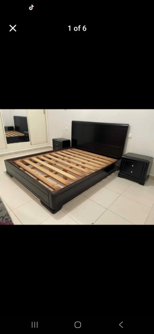 Chambre à coucher en hêtre 