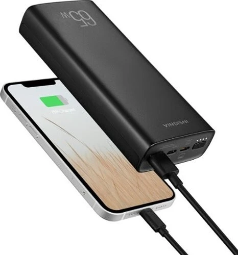 Powerbank Insignia 20000mah 45w / 65w Charge Rapide PD 2 Ports USB-C / 1 Port USB-A / Cable TYPE-C