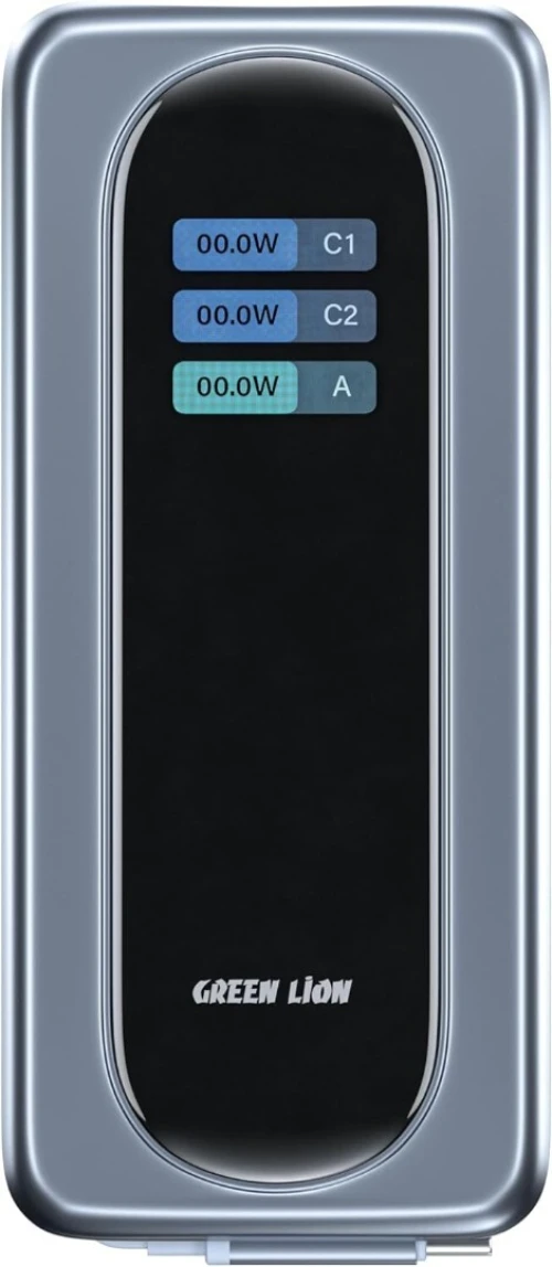 Power Bank et Chargeur Green Lion Evera 15000mAh 67W PD, Mural International , Écran TFT Câble USB-C
