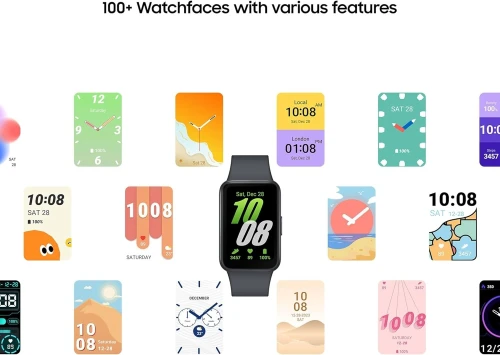 Smartwatch Samsung Galaxy Fit3 - Montre connectée avec écran AMOLED de 40 mm, corps en aluminium, suivi complet de l'activité physique et santé, batterie 13 jours, charge rapide, 5 ATM