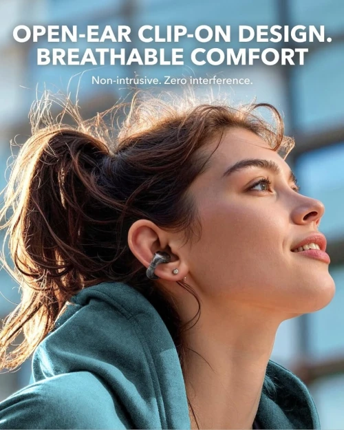 Soundcore Anker C30i Open-Ear Clip Earbuds, écouteurs Ouverts, écouteurs à Clip, Confort léger