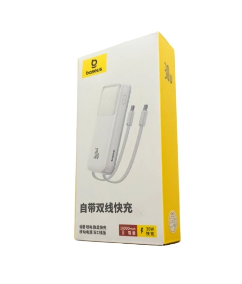 PowerBank Baseus COMET 10000mAh 30W USB / USB Type C / Dual Cable Type C