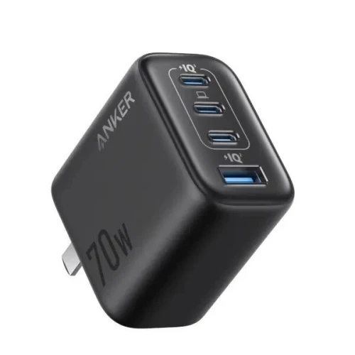 Chargeur Anker Zolo 70W, PD 3.0, 3 ports USB-C et 1 port USB-A