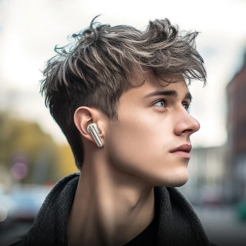 Airpods Hoco EQ11 Écouteurs Bluetooth 5.3 sans Fil Autonomie 35H milky white