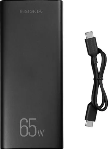 Powerbank Insignia 20000mah 45w / 65w Charge Rapide PD 2 Ports USB-C / 1 Port USB-A / Cable TYPE-C