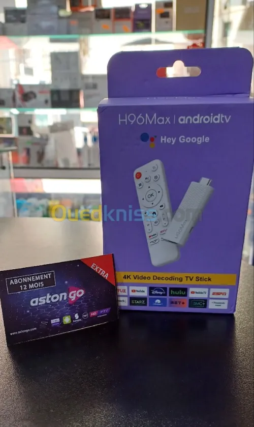 TV BOX H96 MAX STICK 2RAM 16G + IPTV 1ANS 