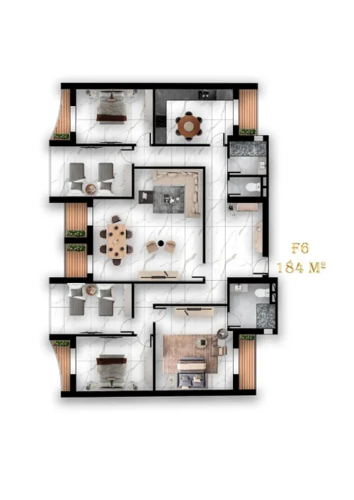 Vente Appartement F6 Blida Blida