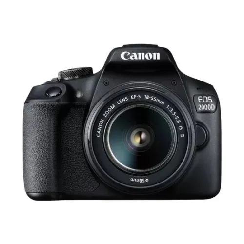 CANON EOS 2000D - Reflex 24.1 MP - Écran LCD 3" - Full HD - Wi-Fi - NFC + Objectif EF-S 18-55 mm