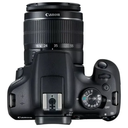 CANON EOS 2000D - Reflex 24.1 MP - Ecran LCD 3" - Full HD - Wi-Fi - NFC + Objectif EF-S 18-55 mm