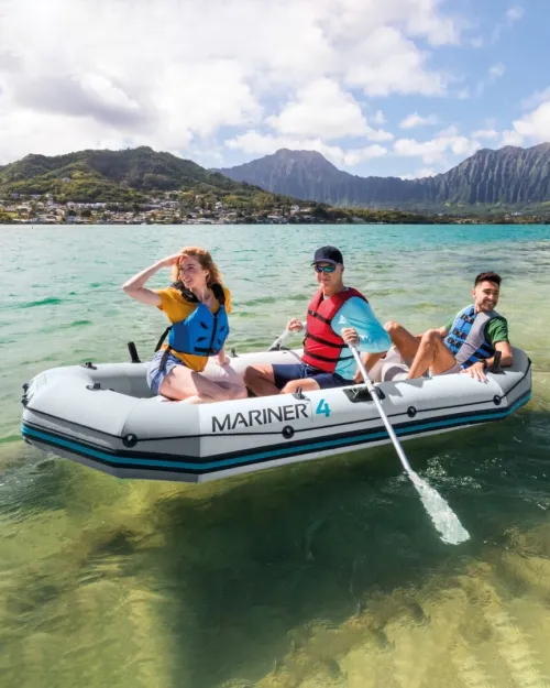 Bateau intex mariner 4 bonne état complet 