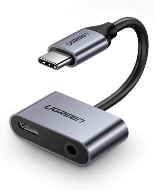 Adaptateur T  USB C vers 3,5 mm, écouteurs audio AUX 2 en 1 + charge PD Huawei + OnePlus + Xiaomi