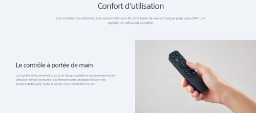Sony HTS400 Barre de Son 2.1 + Caisson de Basse 330W Bluetooth S-Force Pro Dolby Digital / HDMI & BT