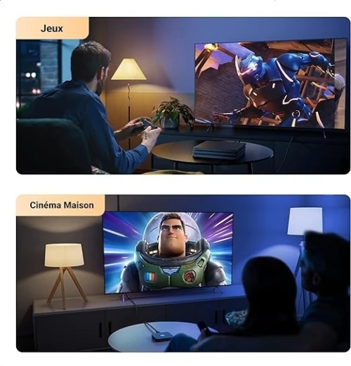 UGREEN Câble HDMI 2.1  8K 60Hz * 4K 120Hz * UHD Haute Vitesse 48 Gbps  * 1M * 2M * 3M* 5M