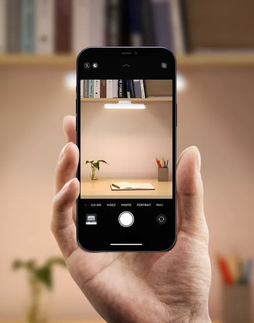 Baseus LED Lampe de Bureau Magnétique Lampe de Table Armoire Lumière USB Rechargeable 
