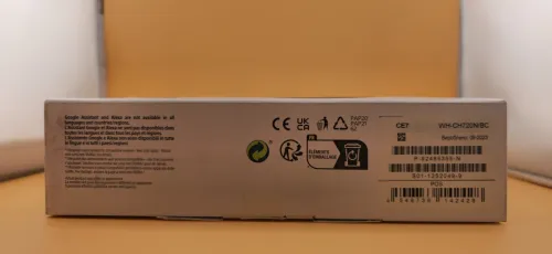 Sony WH-CH720N - Casque Bluetooth sans Fil à réduction de Bruit - Micro intégré - jusqu'à 35 Heures d'autonomie et Charge Rapide - Noir