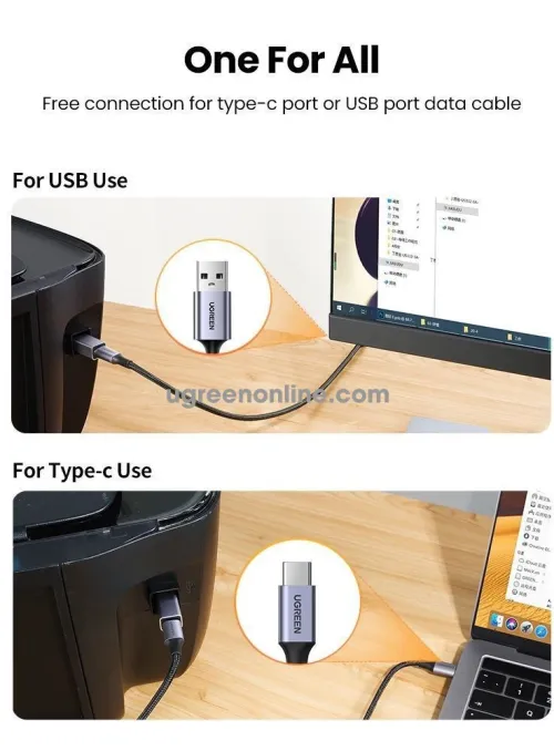 Ugreen 20120 USB-C Adaptateur femelle vers USB-B mâle