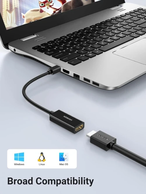 UGREEN Câble adaptateur Mini DisplayPort 4K vers HDMI ( Thunderbolt 2.0 vers HDMI )