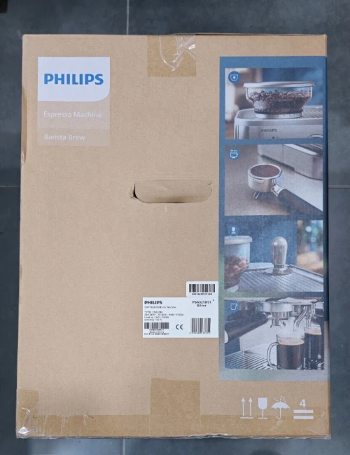 Philips Barista Brew Machine à Espresso Semi Automatique réservoir à grains de 250g (PSA3218/01)