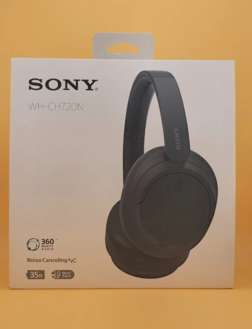 Sony WH-CH720N - Casque Bluetooth sans Fil à réduction de Bruit - Micro intégré - jusqu'à 35 Heures d'autonomie et Charge Rapide - Noir