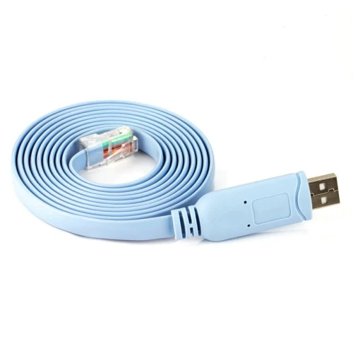 Câble De Console  Convertisseur USB Vers RJ45 1.8M Pour Routeur Cisco Huawei HP et Autres 