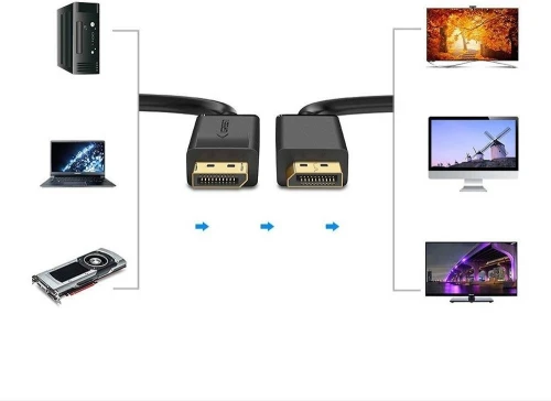 HP Cable DisplayPort 1.2 -  4K 60 Hz - 1.8 Metre