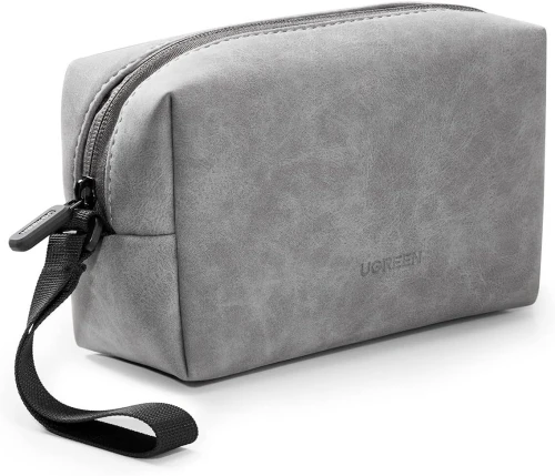 UGREEN Sac Rangement Accessoires Électroniques MacBook Étanche Câbles Organisateur Pochette Léger pour Câbles, Chargeur, Écouteur, Disque Dur, Switch, Mp4, Batterie Externe, Cartes Mémoires, Clé USB