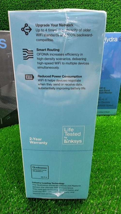Linksys Routeur WiFi 6 Mesh Double Bande Hydra 6 (AX3000) + excellent Pour Modem Fibre Optique FTTH 