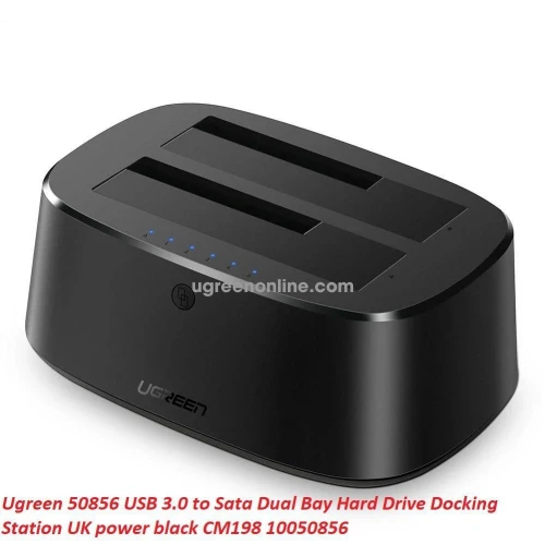 Ugreen Station daccueil Sata double baie vers USB 3.0 / Cloneur de disque dur sans ordinateur