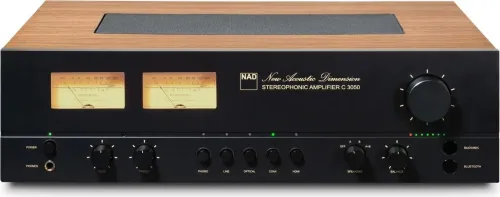 Nad C3050 Amplification HybridDigital UcD / 2x100 W sous 4 et 8 ohms / Entrée HDMI eARC / Vu-mètres à aiguille en façade