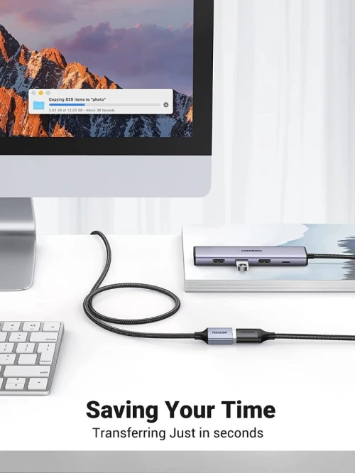 UGREEN Câble Rallonge USB 3.0 5Gbps Câble Extension USB 3.0 Mâle A vers Femelle A 1M - 2M - 3M - 5M