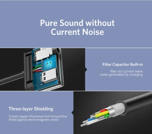 Adaptateur T  USB C vers 3,5 mm, écouteurs audio AUX 2 en 1 + charge PD Huawei + OnePlus + Xiaomi