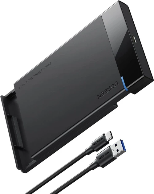 UGREEN 2.5  Boîtier de disque dur USB C 3.1 Gen 2 à SATA III 6Gbps pour SSD HDD 9.5 7mm 