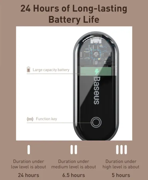 Baseus Clip Booklite Lampe De Lecture tactile sans fil rechargeable par USB