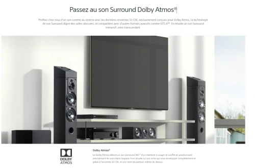 Sony SS-CSE HAUT-PARLEURS Enceintes compatibles Dolby Atmos - Neuf Sous Emballage