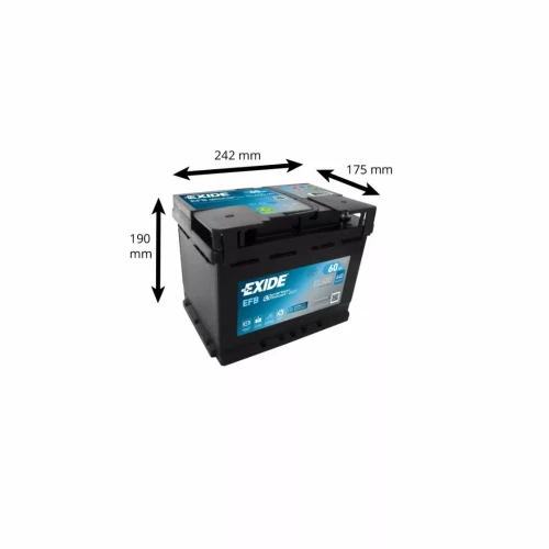 BATTERIE EFB 60AH 640A(EN)