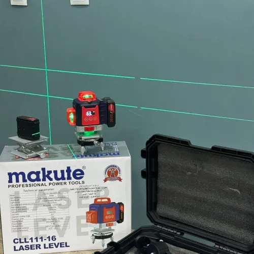 NIVEAU LASER CLASS II ET III A 16 LIGNES MAKUTE CLL111-16 LASER-16 4D SANS FIL