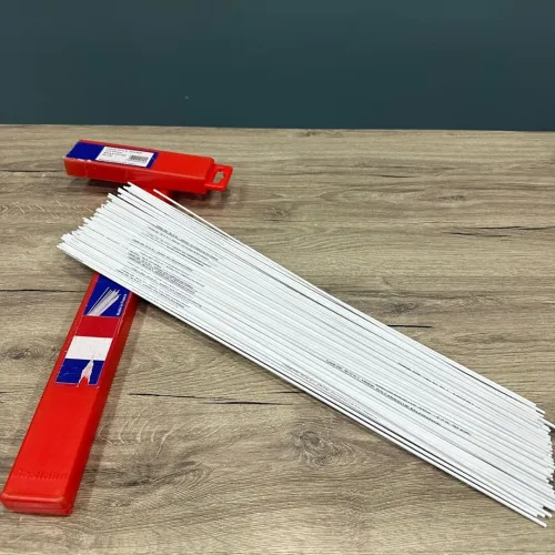 BAGUETTE ARGENT 45 Pourcent ENROBEE DE SOUDURE CASTOLIN EUTECTIC EBC 45 SN SI FABRIQUE IN FRANCE