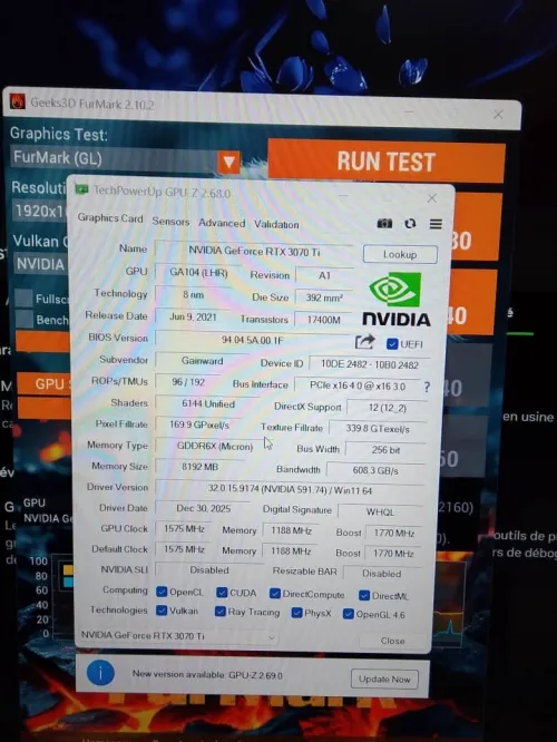 Rtx 3070 ti gainward phoenix