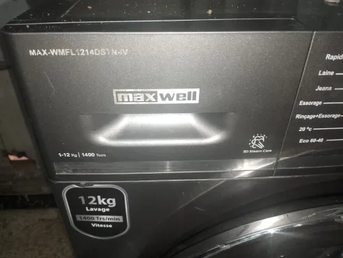 Machine à laver 12kg maxwell inverter