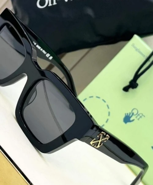 Lunettes solaires de luxe OFF- White 