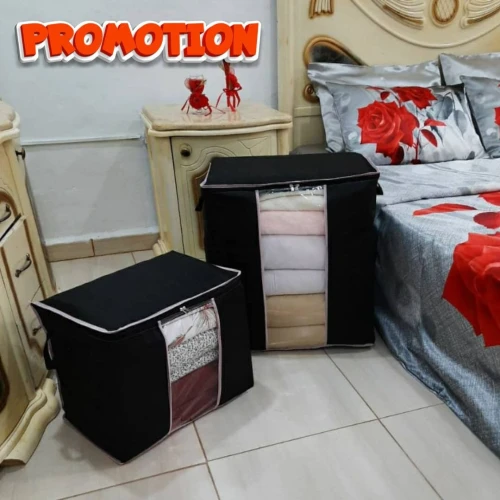Pack 2 Sac rangement pour couette et vêtements grand capacité