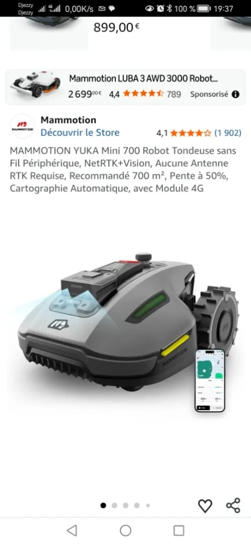 Tondeuse à gazon automatique