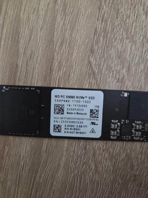 Disque Dur Nvme M.2 SSD WD PC SN560 1TB