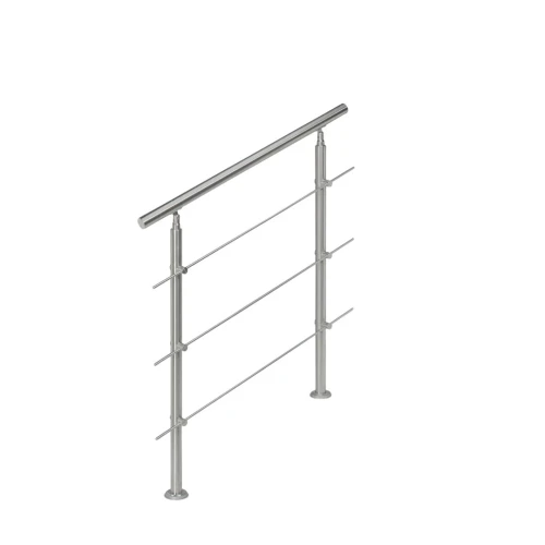 Rampe d'escaliers inox