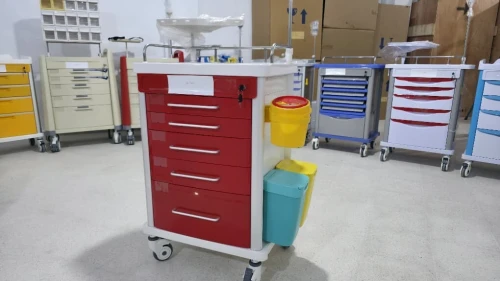 Chariot d urgence rouge